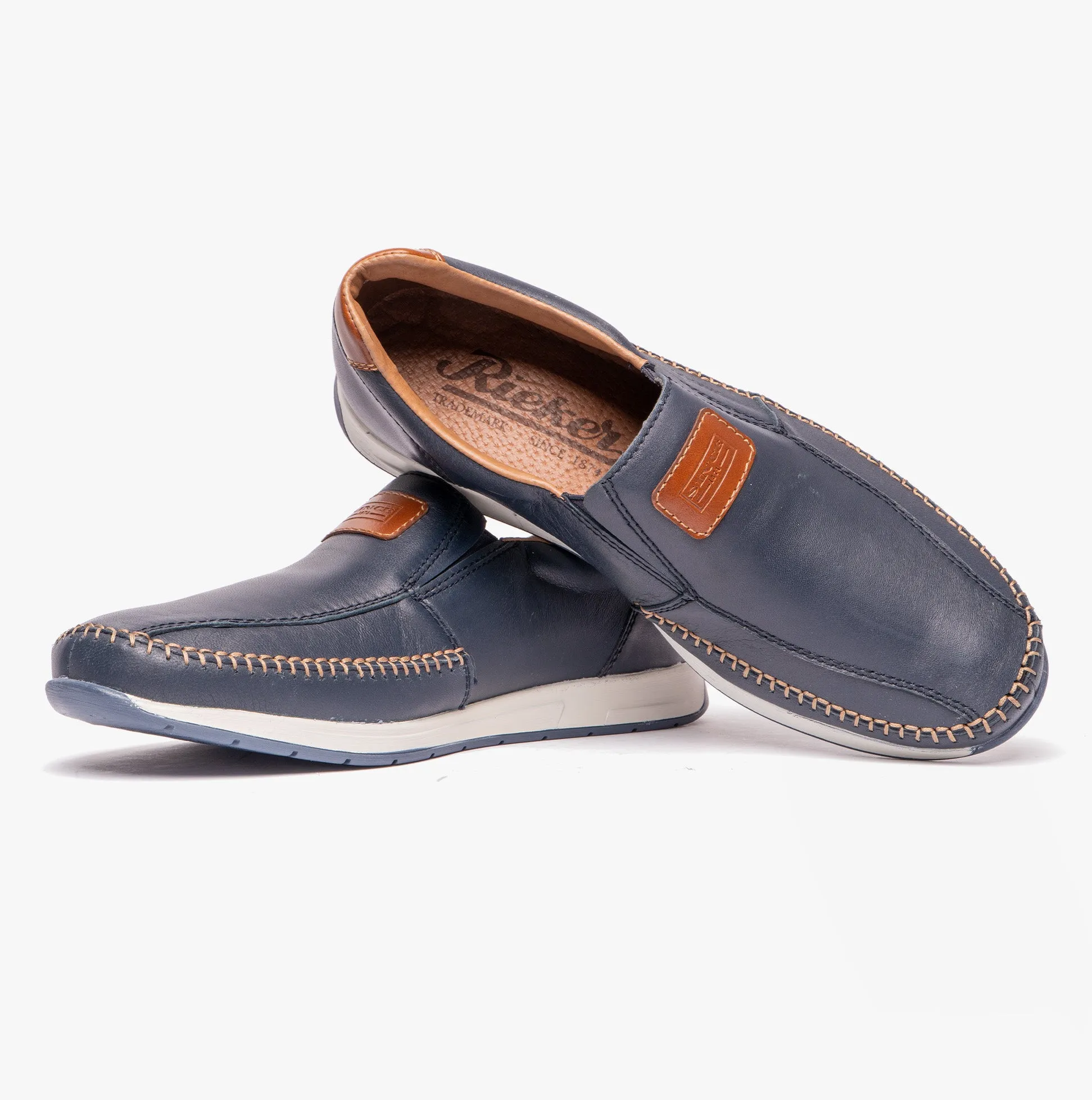 11962-14 Mens Loafers Blue