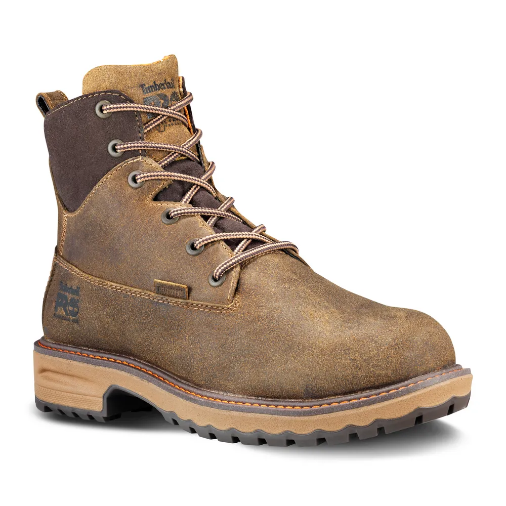6IN. HIGHTOWER COMPOSITE SAFETY TOE WATERPROOF INSULATED BOOT - 214-Brown | Timberland PRO TB0A1Q64