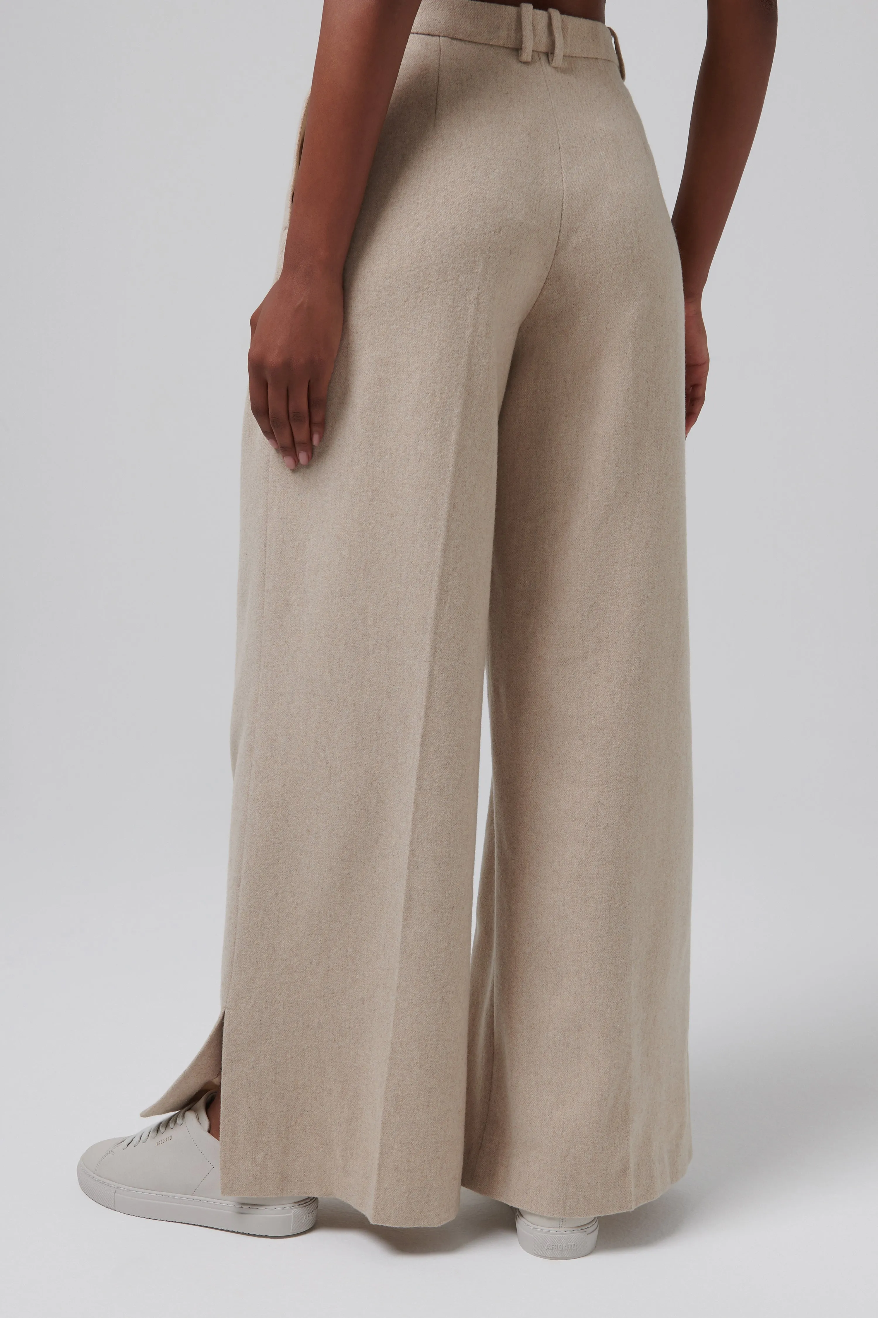 Beige Mille Pants