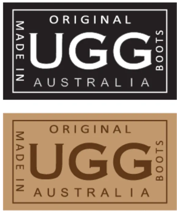 Black Short UGG Boots   Black & Yellow UGG Socks