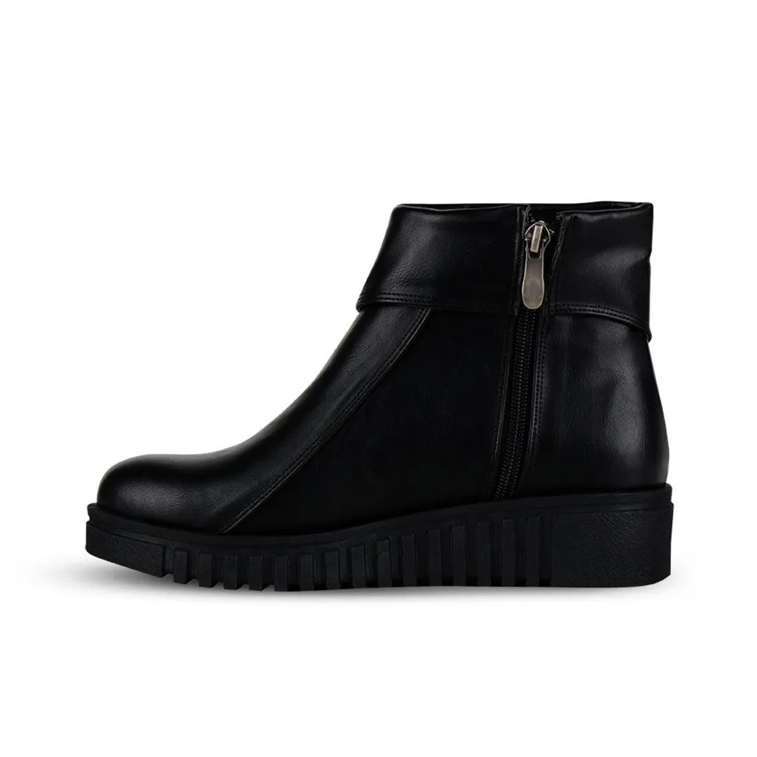 Block Bootie Wavy Colors