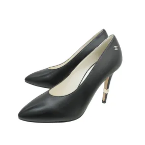 Chanel Black CC Classic Pump 38.5