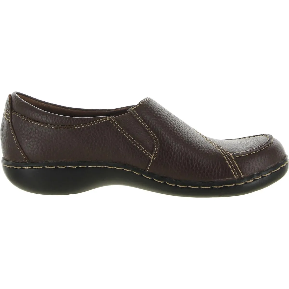 Clarks Womens Ashland Lane Q Leather Comfort Insole Loafers