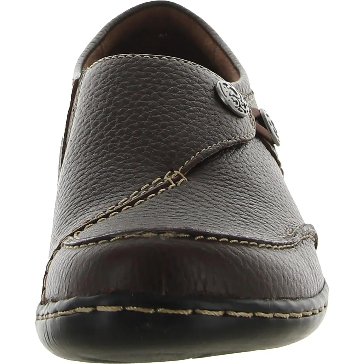 Clarks Womens Ashland Lane Q Leather Comfort Insole Loafers