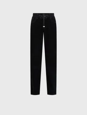 Corduroy Jeans in Cotton Black