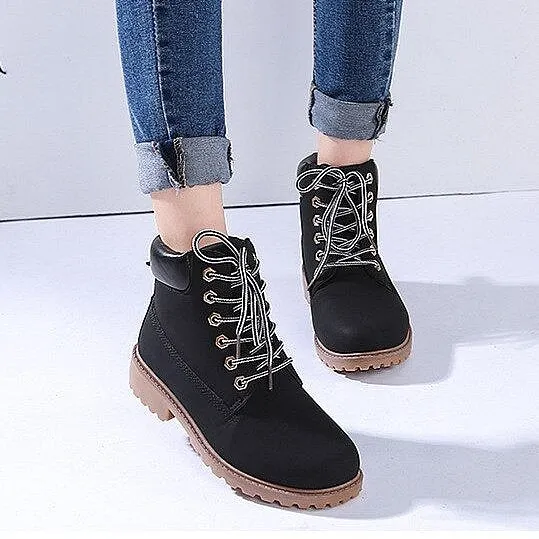 Cuzcare Women Outdoor Winter Boots Water-resistant Orthopedic Shoes