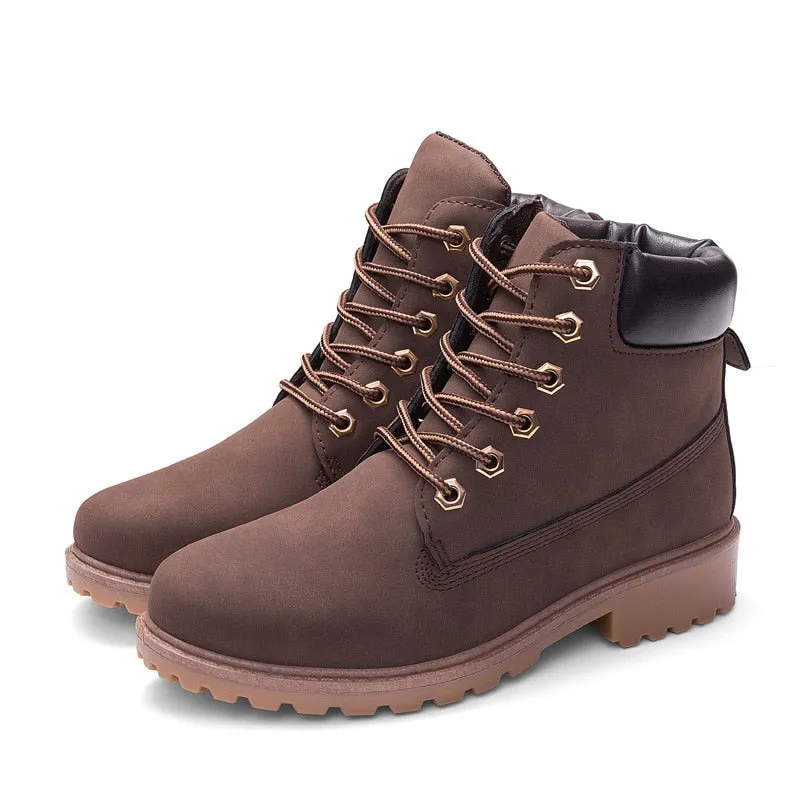Cuzcare Women Outdoor Winter Boots Water-resistant Orthopedic Shoes
