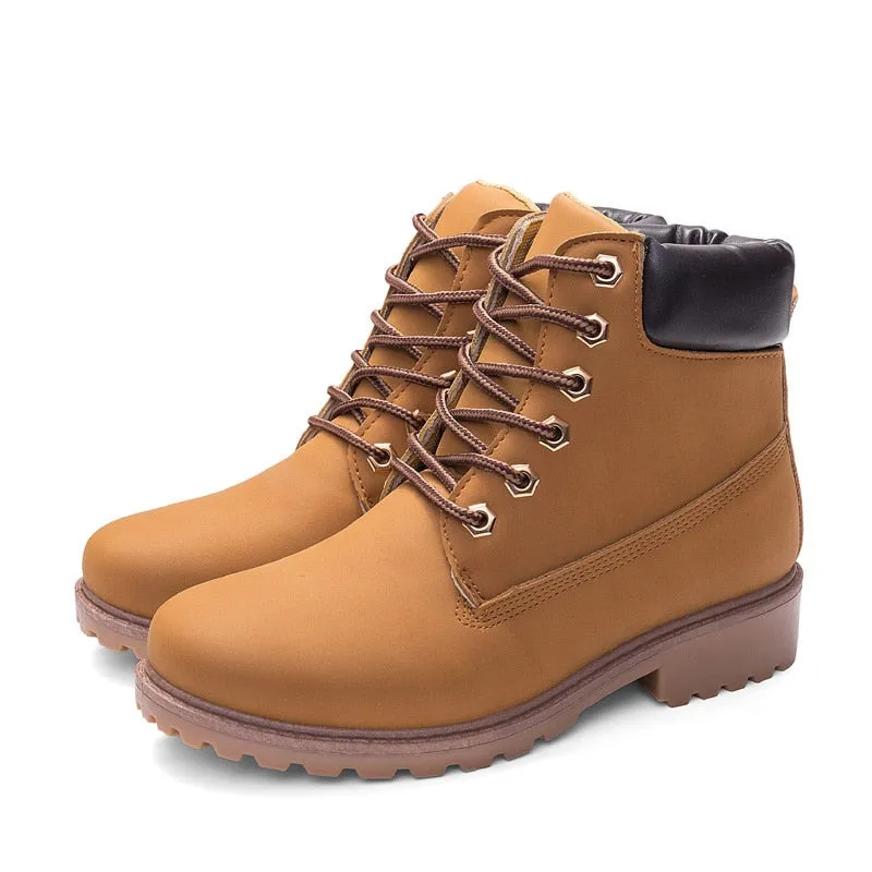 Cuzcare Women Outdoor Winter Boots Water-resistant Orthopedic Shoes
