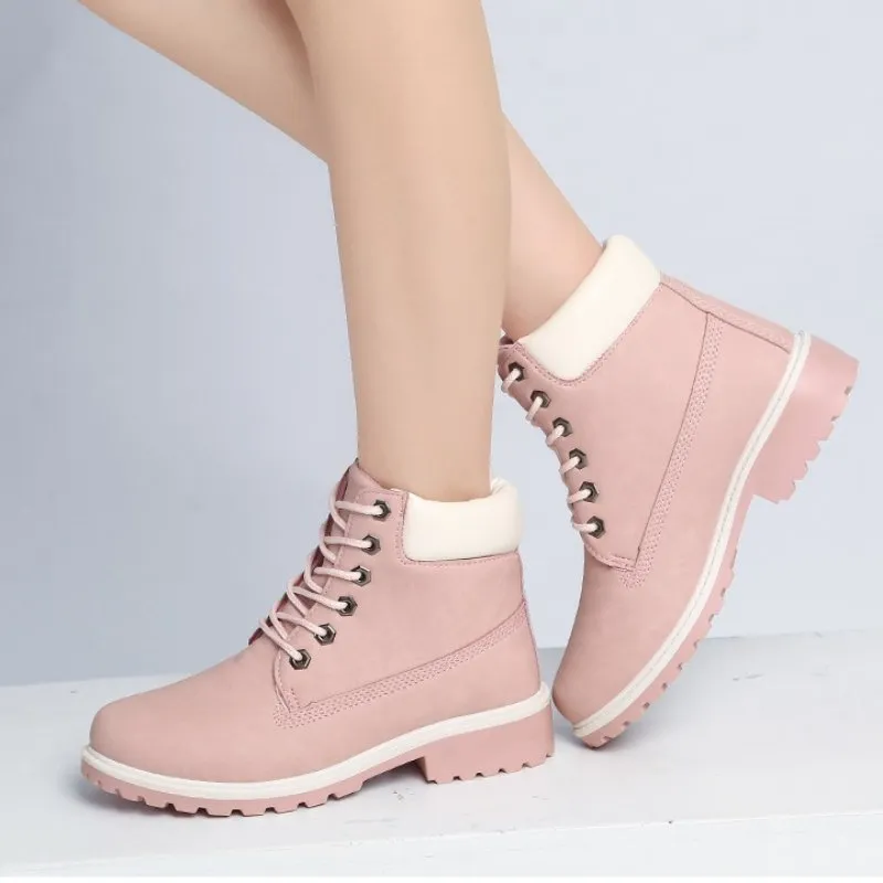 Cuzcare Women Outdoor Winter Boots Water-resistant Orthopedic Shoes