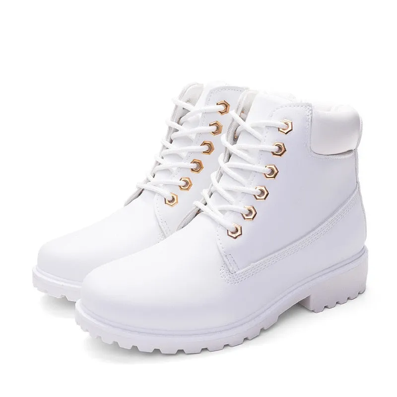 Cuzcare Women Outdoor Winter Boots Water-resistant Orthopedic Shoes