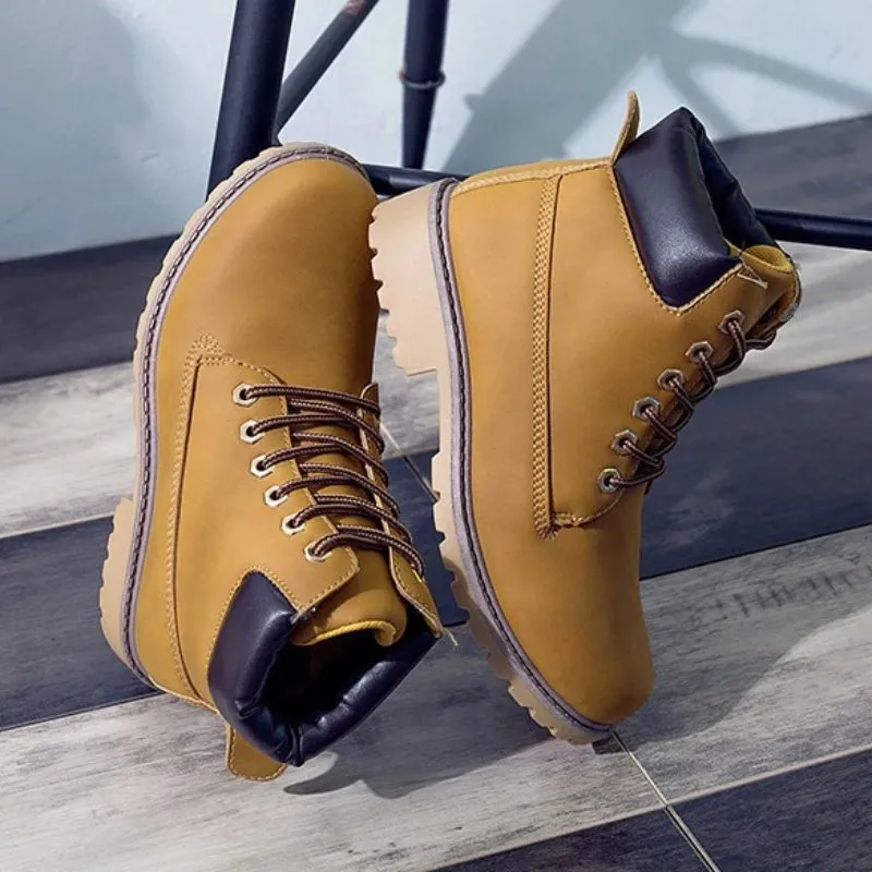 Cuzcare Women Outdoor Winter Boots Water-resistant Orthopedic Shoes