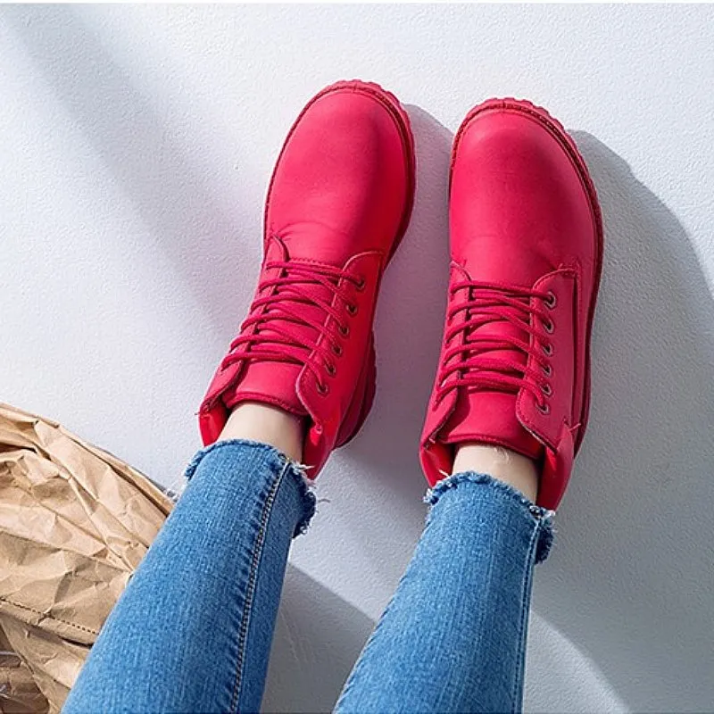 Cuzcare Women Outdoor Winter Boots Water-resistant Orthopedic Shoes
