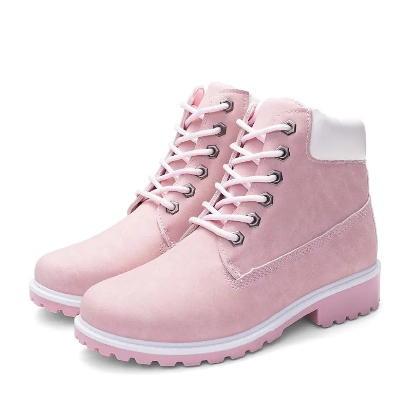 Cuzcare Women Outdoor Winter Boots Water-resistant Orthopedic Shoes