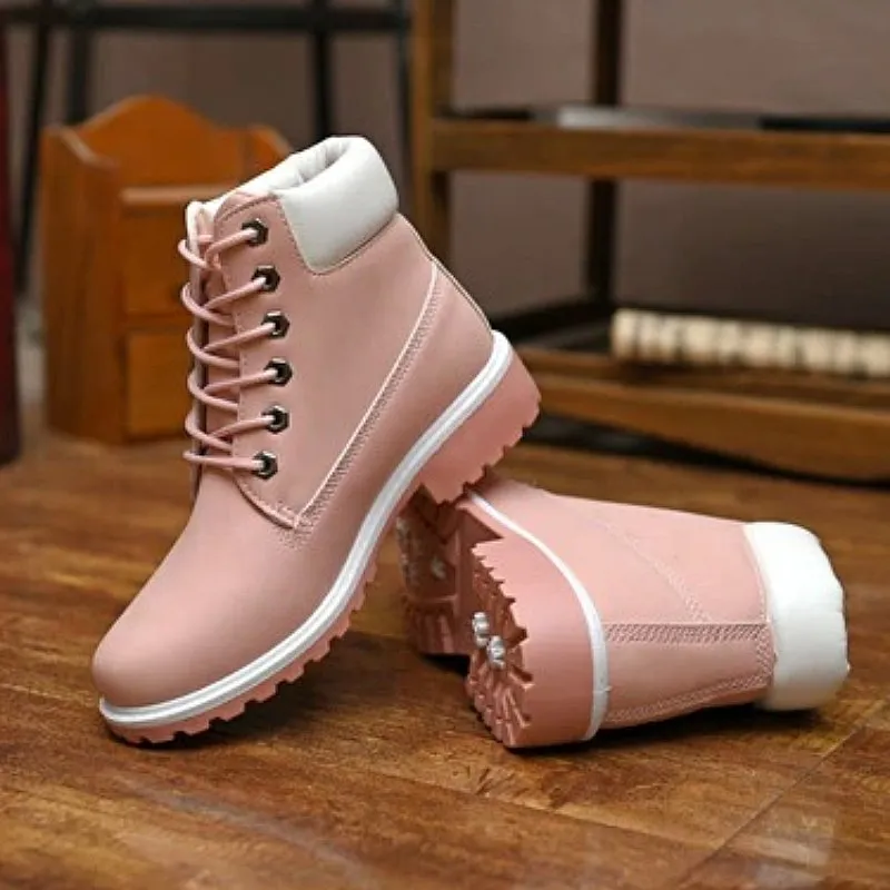 Cuzcare Women Outdoor Winter Boots Water-resistant Orthopedic Shoes