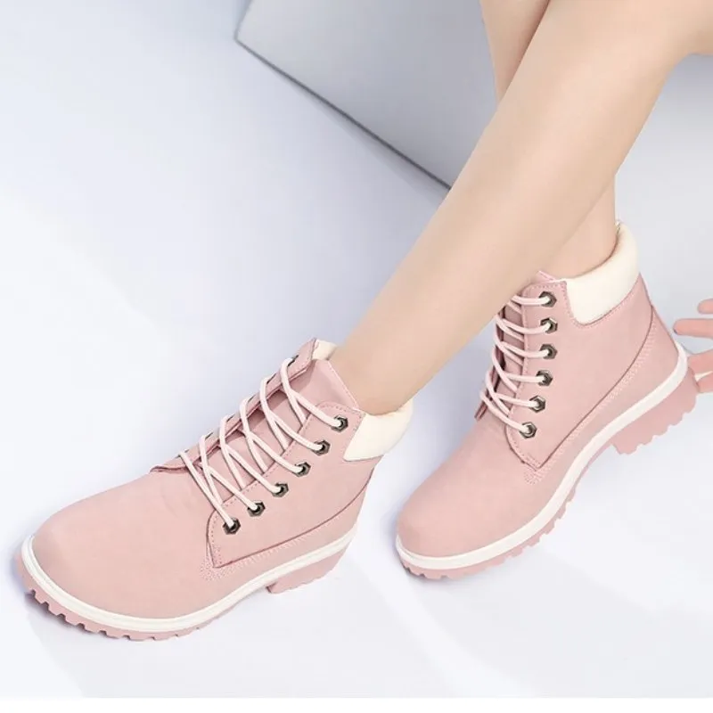 Cuzcare Women Outdoor Winter Boots Water-resistant Orthopedic Shoes