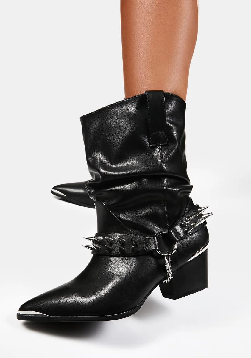 Death Proof Lo Spike Cowboy Boots