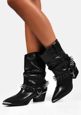 Death Proof Lo Spike Cowboy Boots
