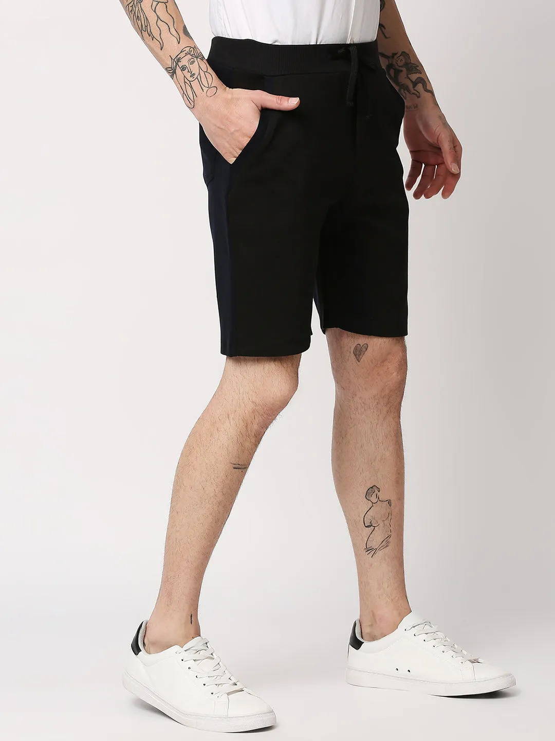 Disrupt Mens Cut-sew Classy Shorts in Jacquard