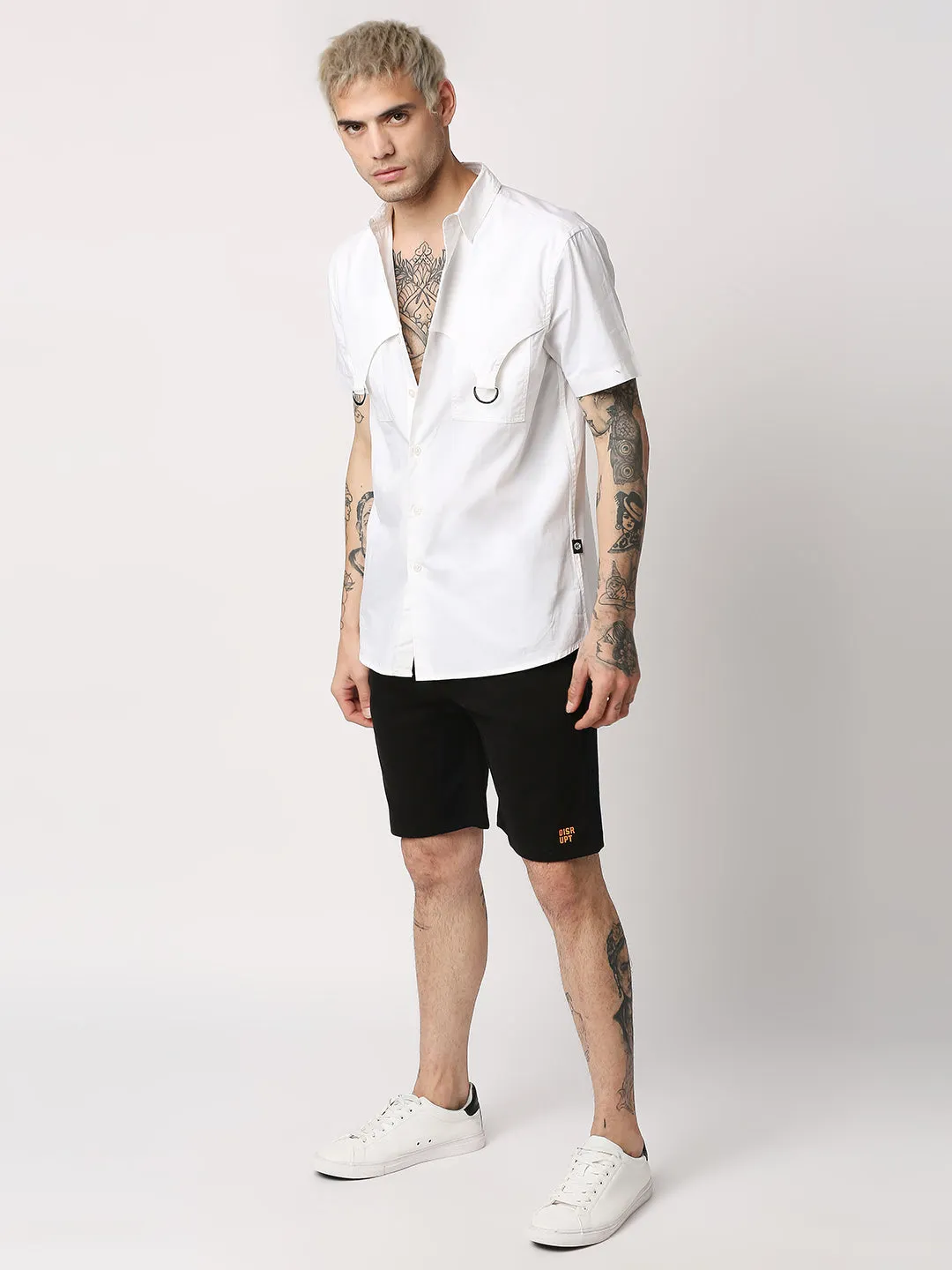 Disrupt Mens Cut-sew Classy Shorts in Jacquard