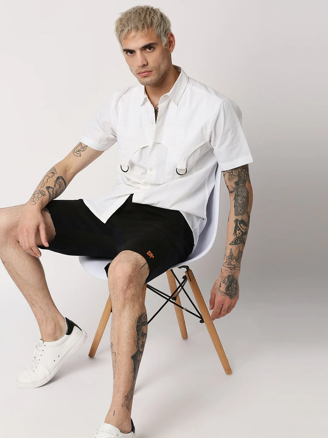 Disrupt Mens Cut-sew Classy Shorts in Jacquard