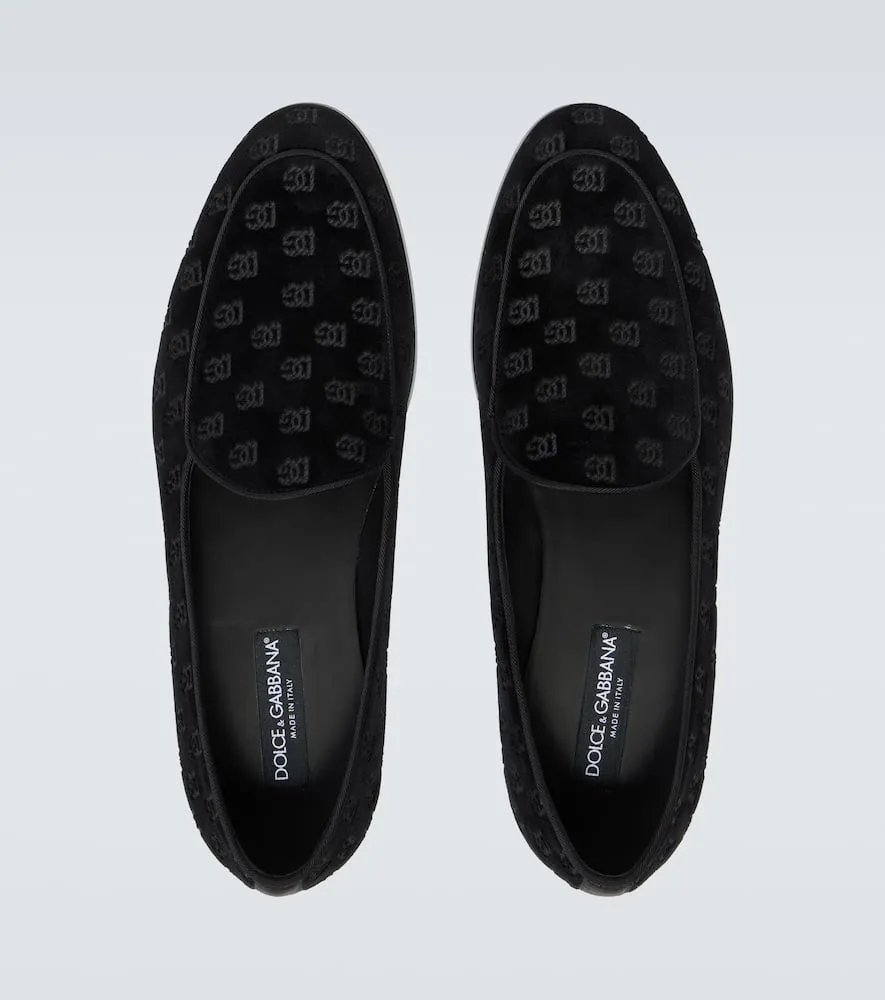 Dolce&Gabbana Vivaldi velvet loafers
