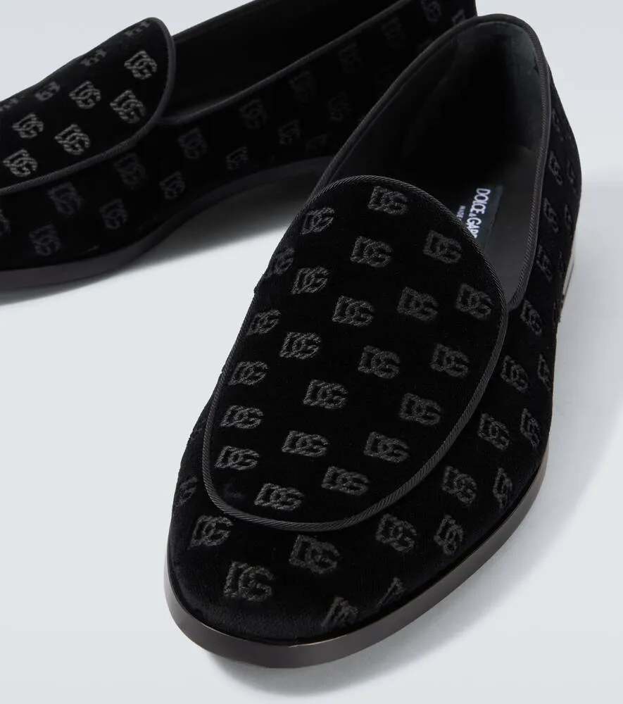 Dolce&Gabbana Vivaldi velvet loafers