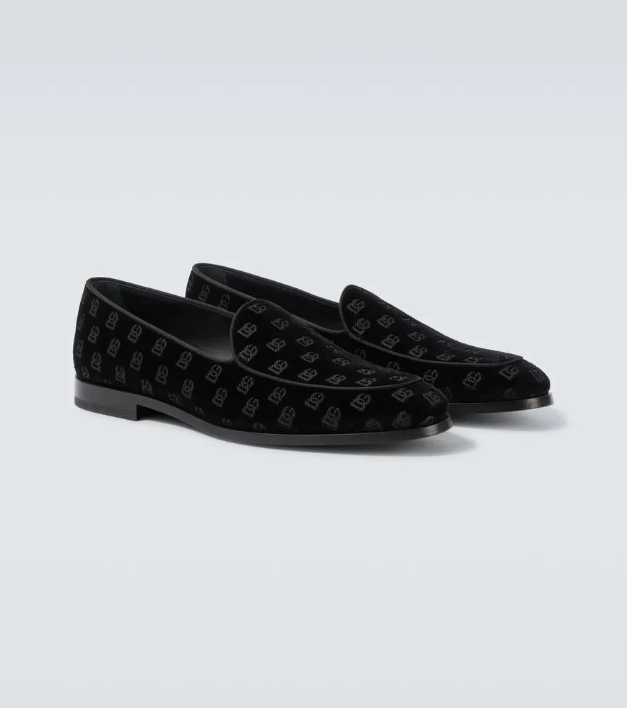 Dolce&Gabbana Vivaldi velvet loafers