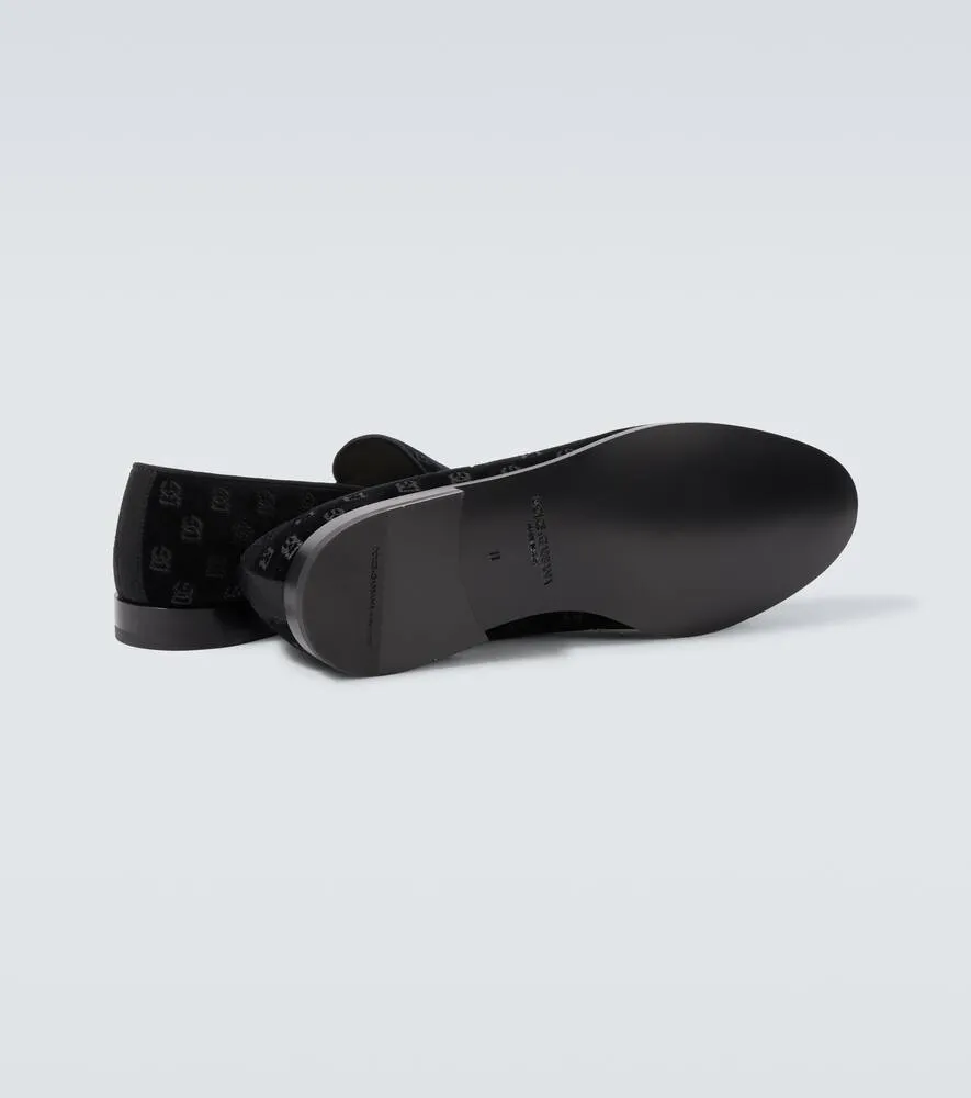 Dolce&Gabbana Vivaldi velvet loafers