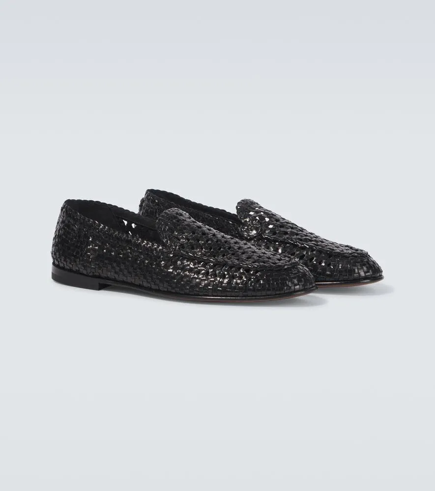 Dolce&Gabbana Woven leather loafers