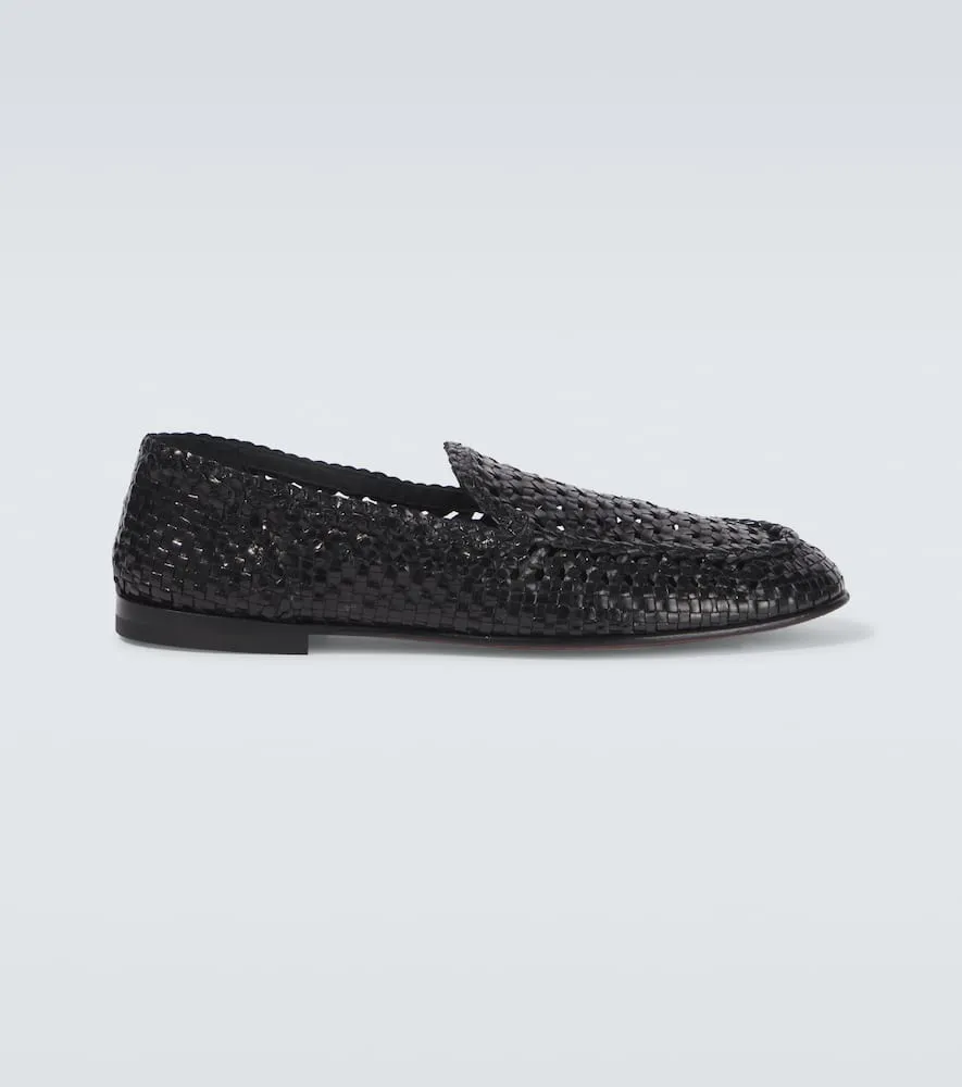 Dolce&Gabbana Woven leather loafers