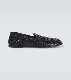 Dolce&Gabbana Woven leather loafers