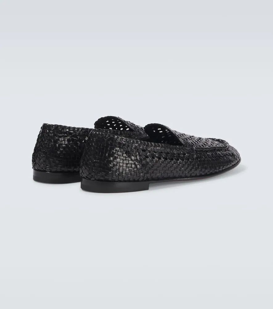 Dolce&Gabbana Woven leather loafers