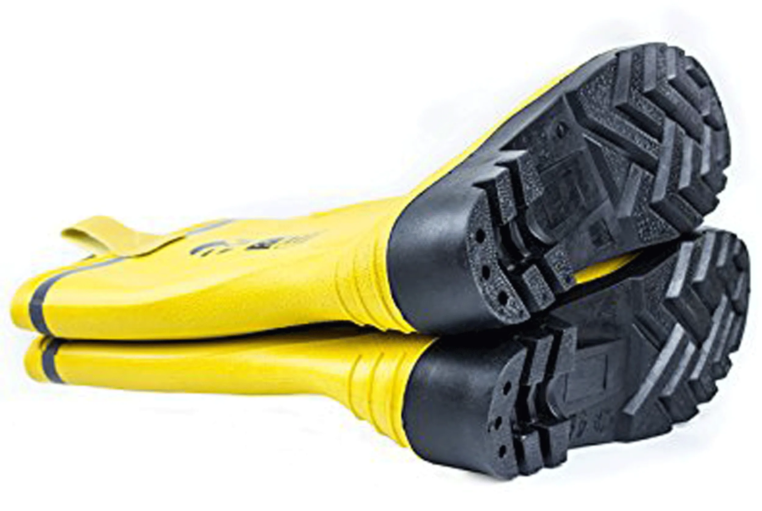 Insulated Waterproof Fur Interior Rubber Sole Winter Rain Boots-RKBW-YEL