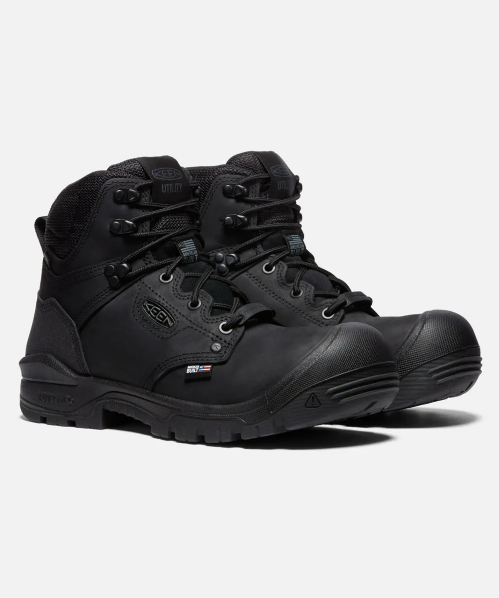 Keen Independence Carbon Fiber Toe Work Boots - Black