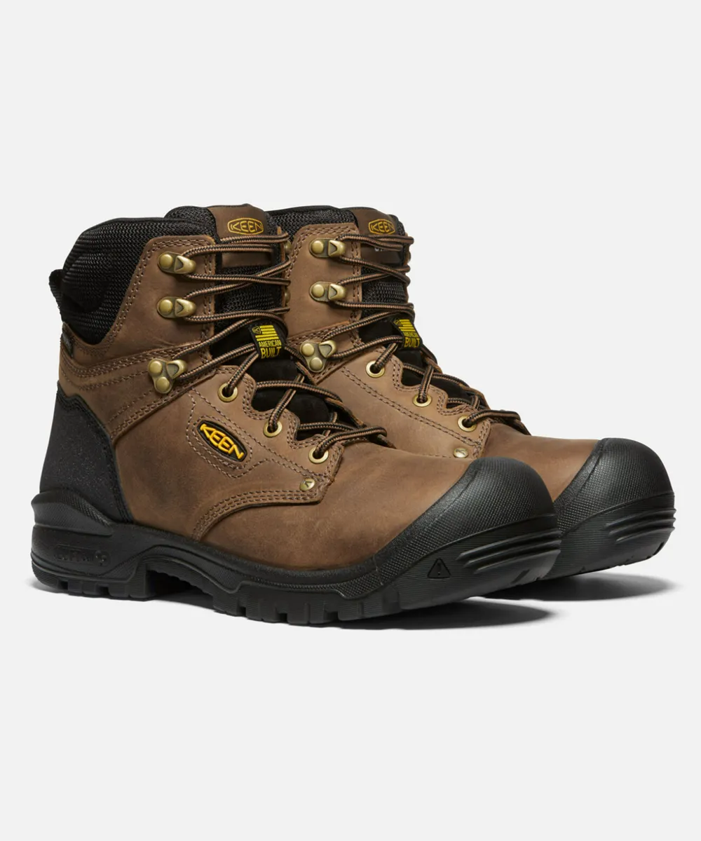 Keen Independence Soft Toe Work Boots - Dark Earth