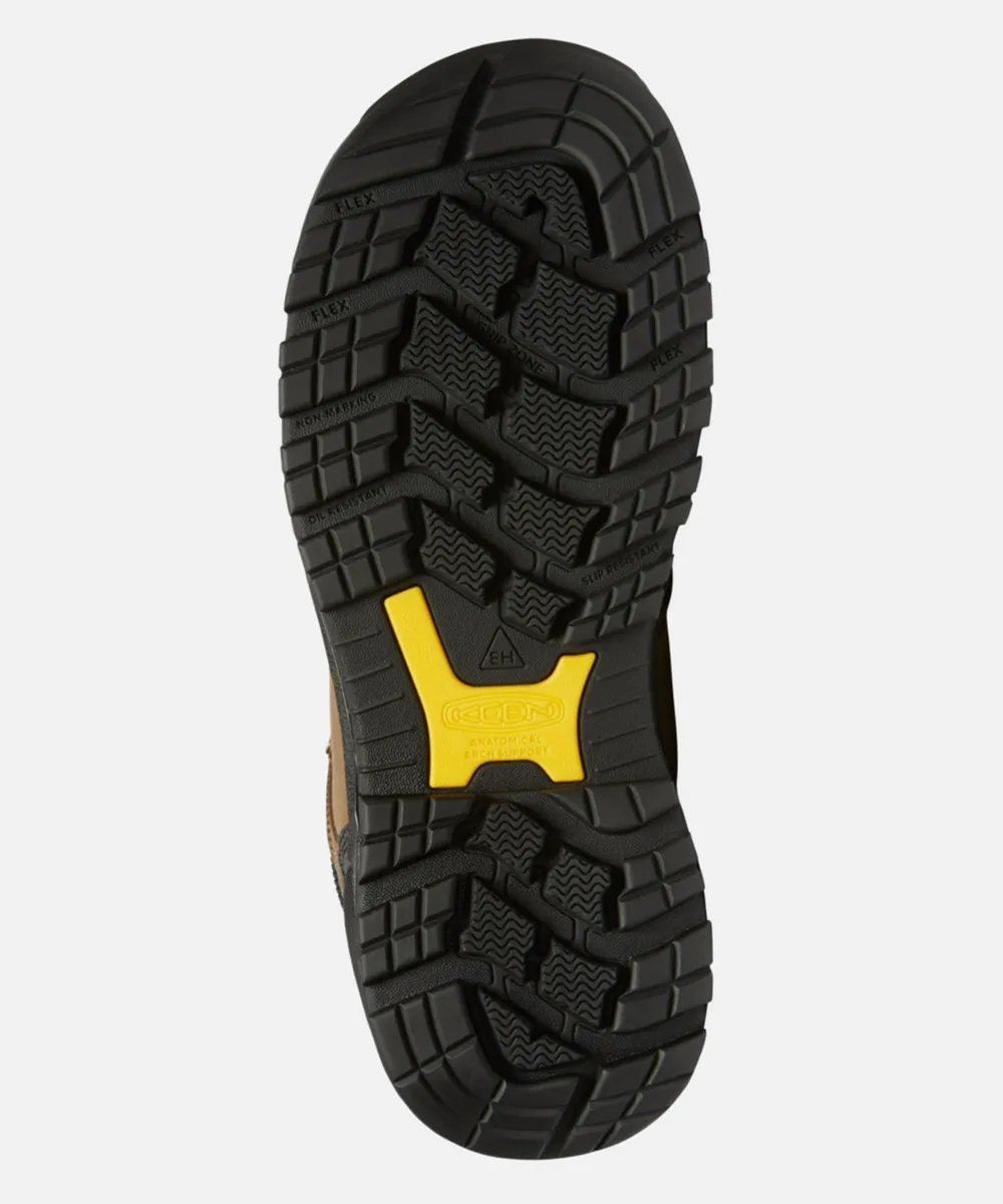 Keen Independence Soft Toe Work Boots - Dark Earth