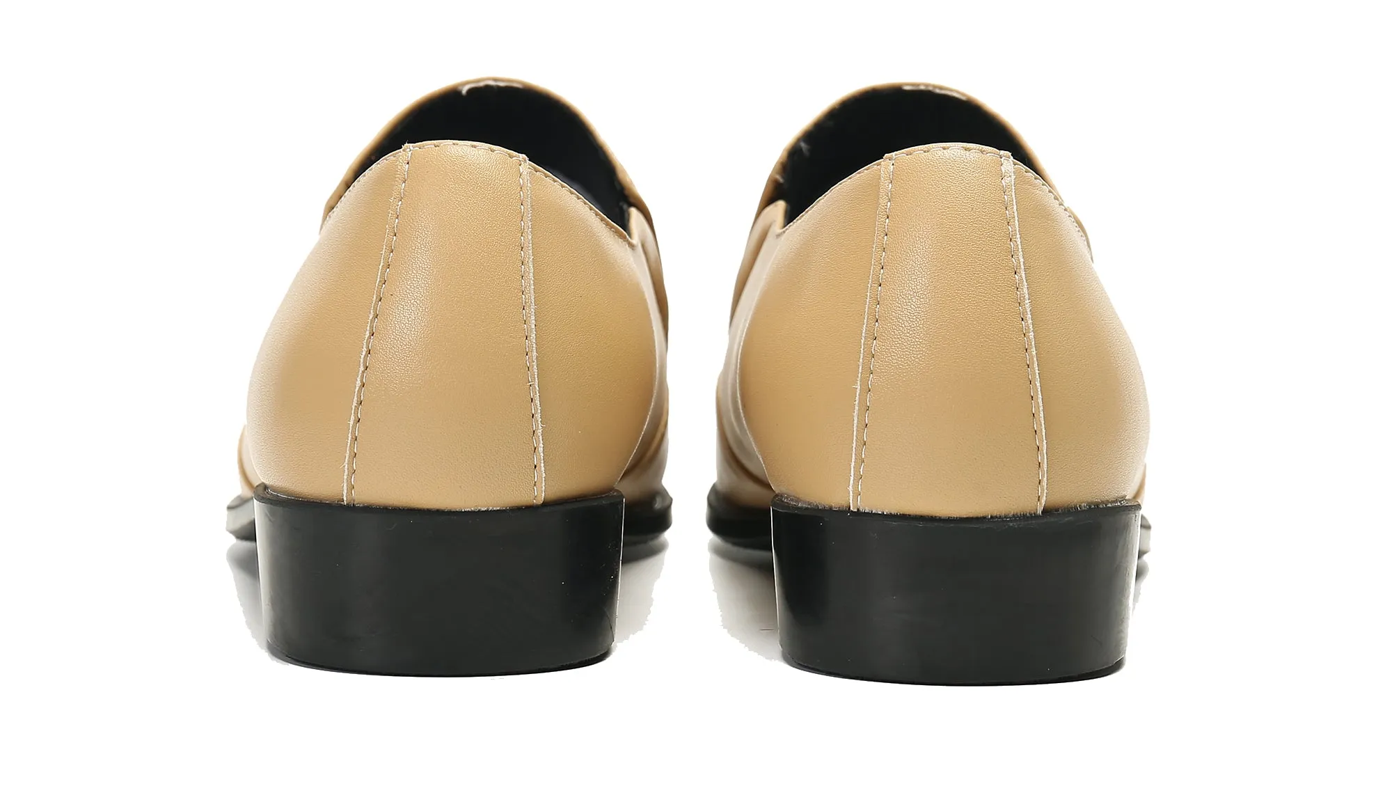 Men's Leather Slip On Smoking Loafers