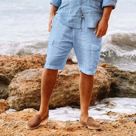 Men's Linen Shorts: Relaxed Fit Summer Shorts