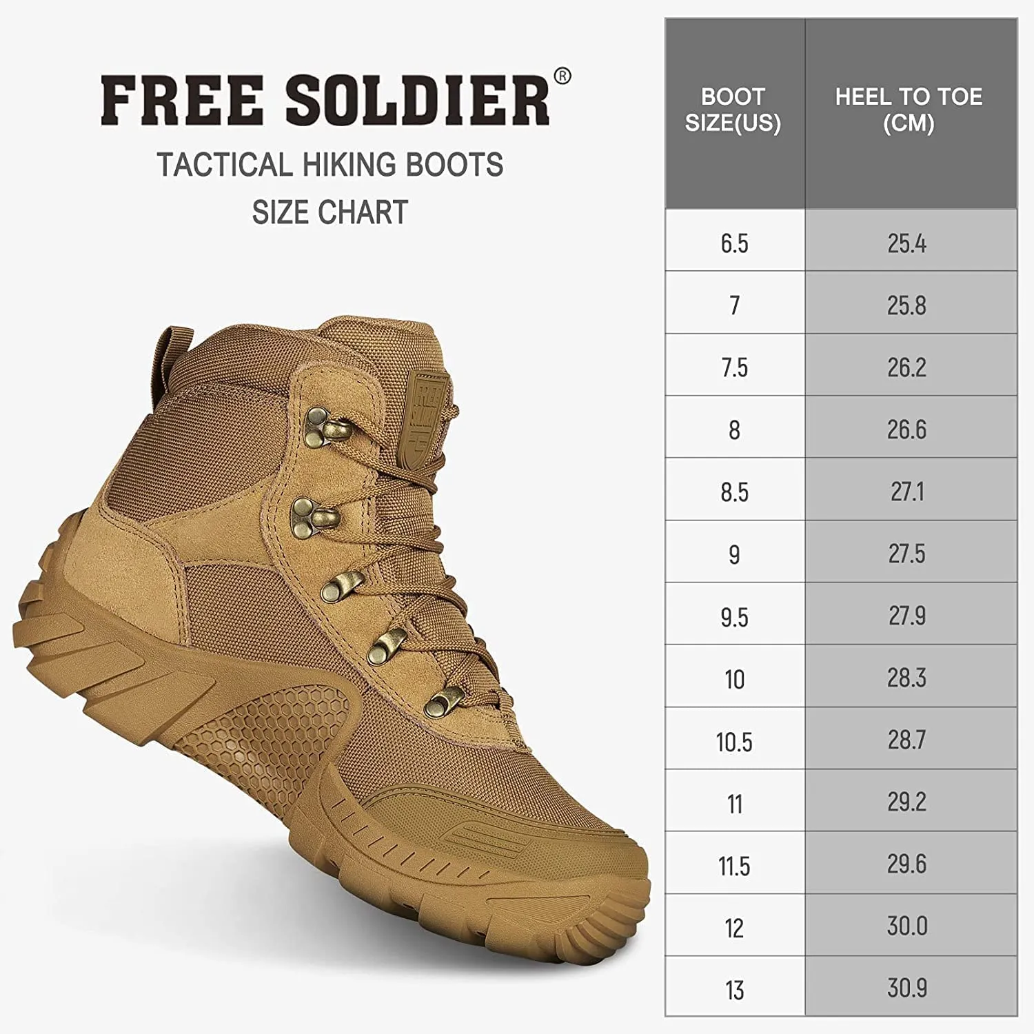 Men's Waterproof Boots Outdoor Lightweight Military Boots, work boots, hiking