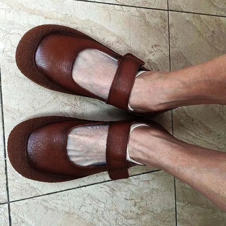 Mia – Women's Ethnic Style Soft Loafers for Summer and Autumn