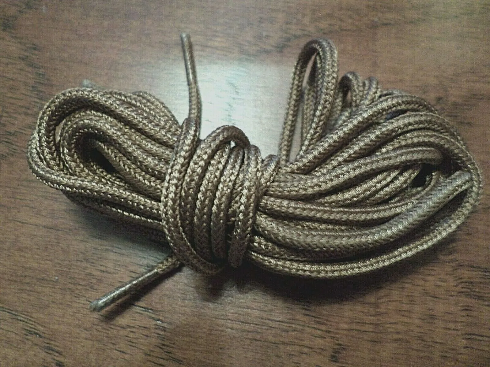 NEW U.S MILITARY NYLON BOOT LACES COYOTE BROWN 84" INCHES 1 PAIR