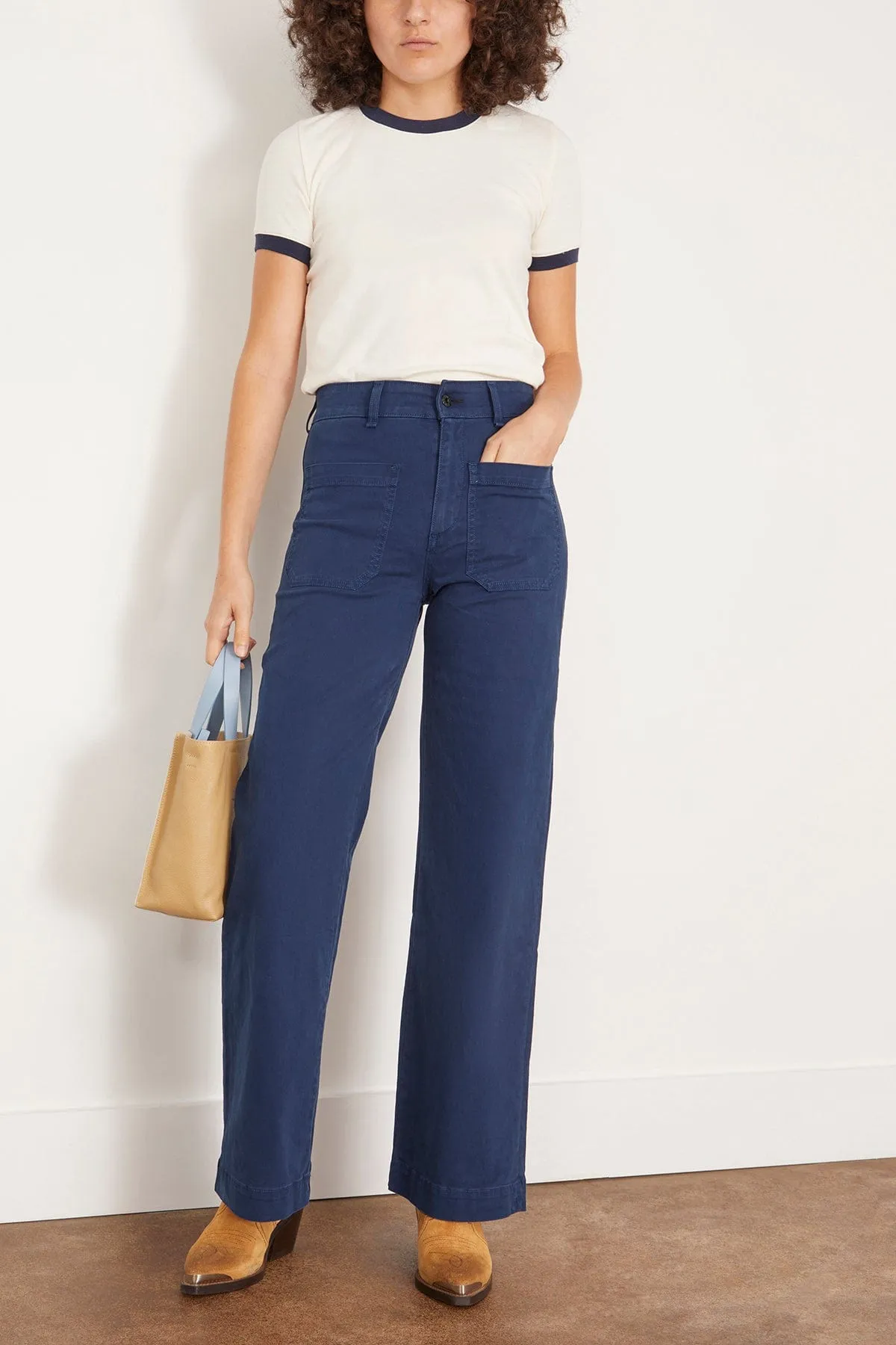 Sailor Twill Pants in Navy