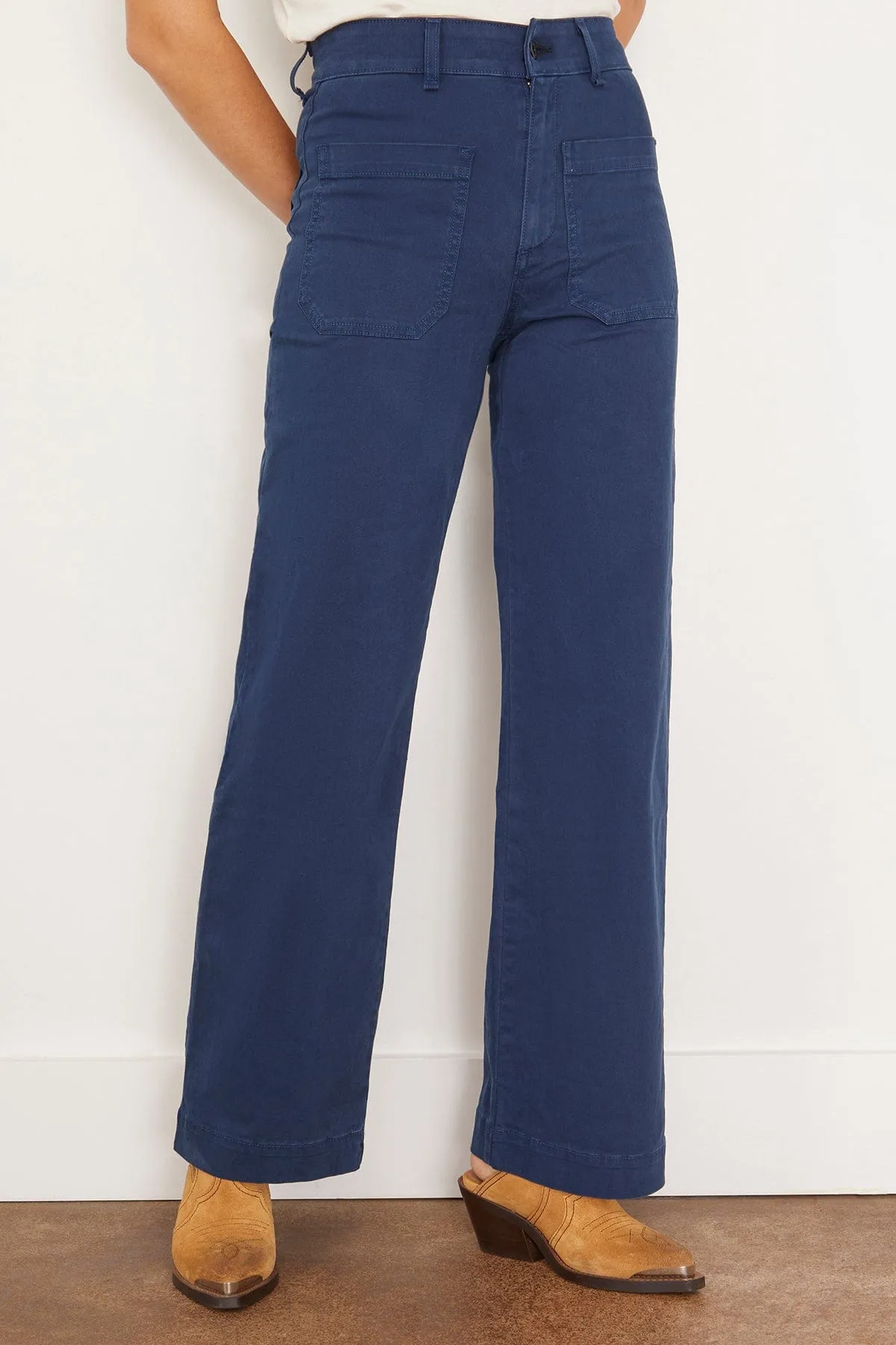 Sailor Twill Pants in Navy