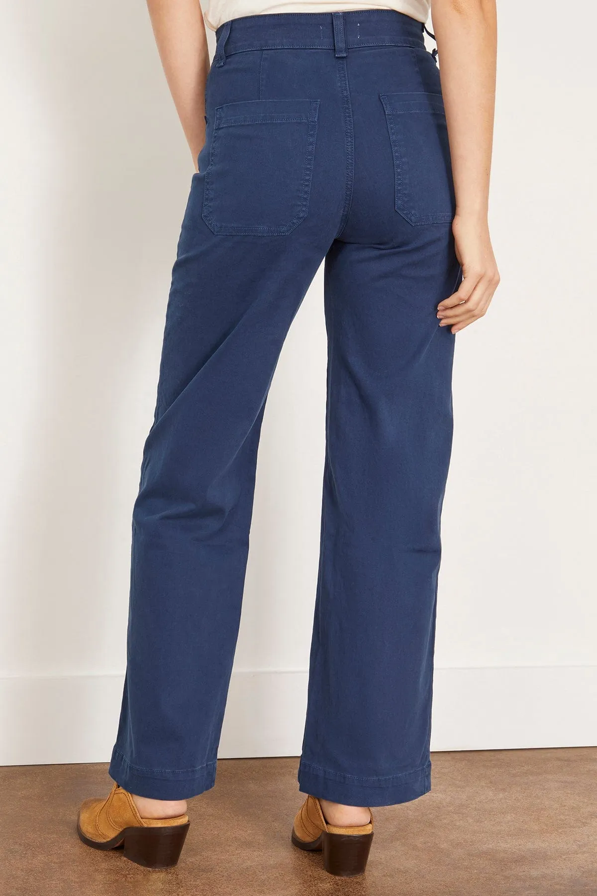 Sailor Twill Pants in Navy