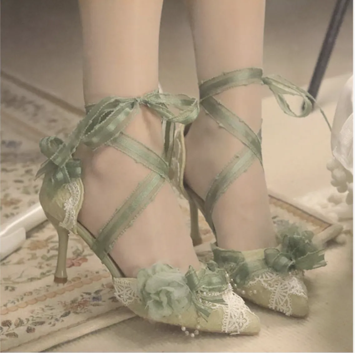 Sky Rabbit~Two~Fresh and Elegant Lolita Heels