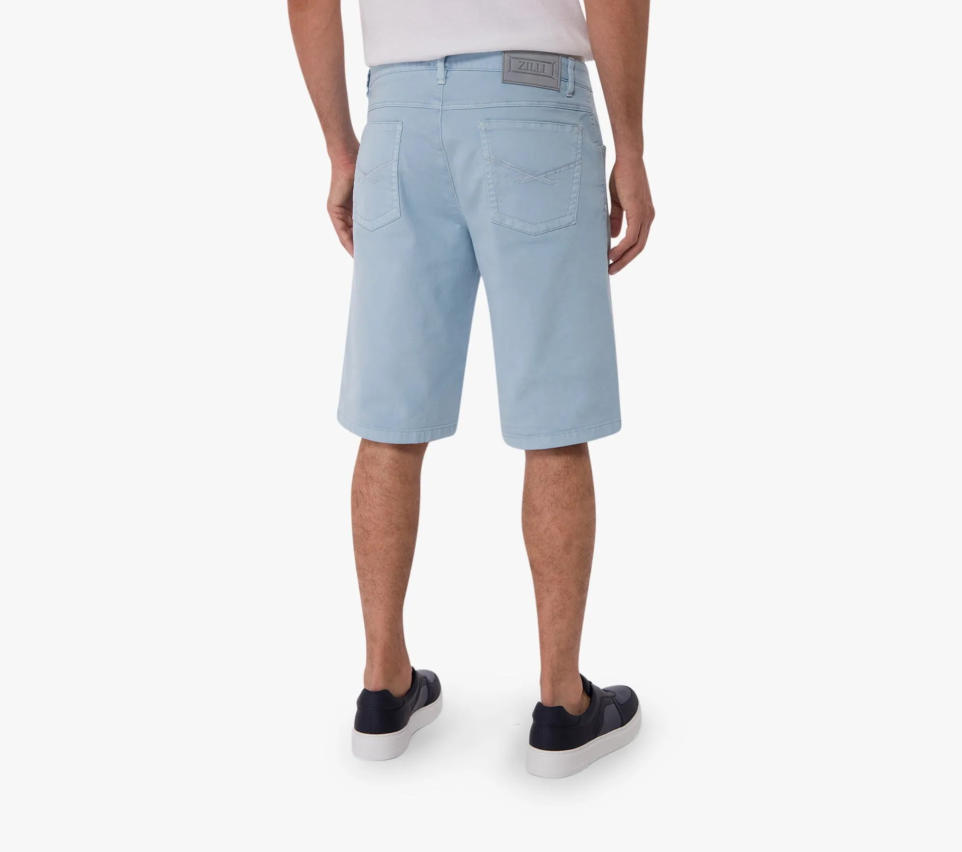 Slim Fit Cotton Shorts