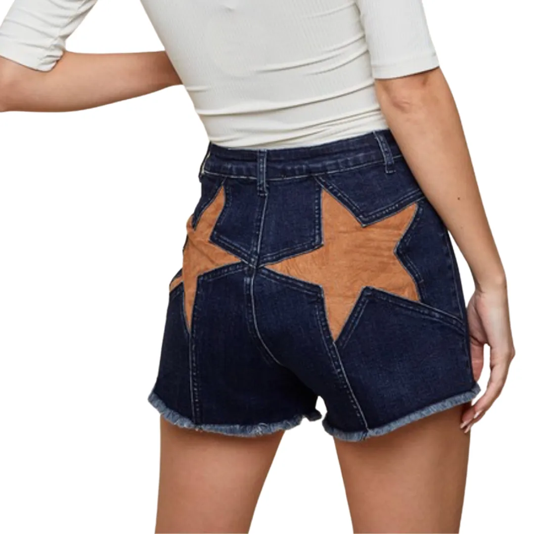 Star Deninm Shorts
