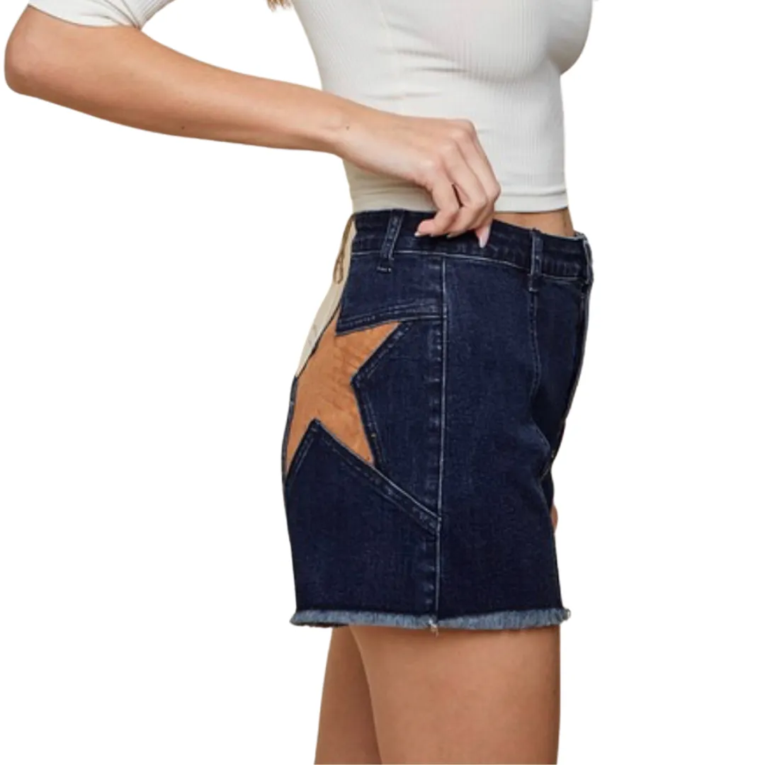 Star Deninm Shorts