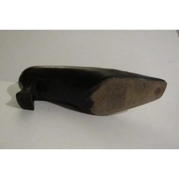 Stuart Weitzman Black Leather Square Toe Kitten Heels