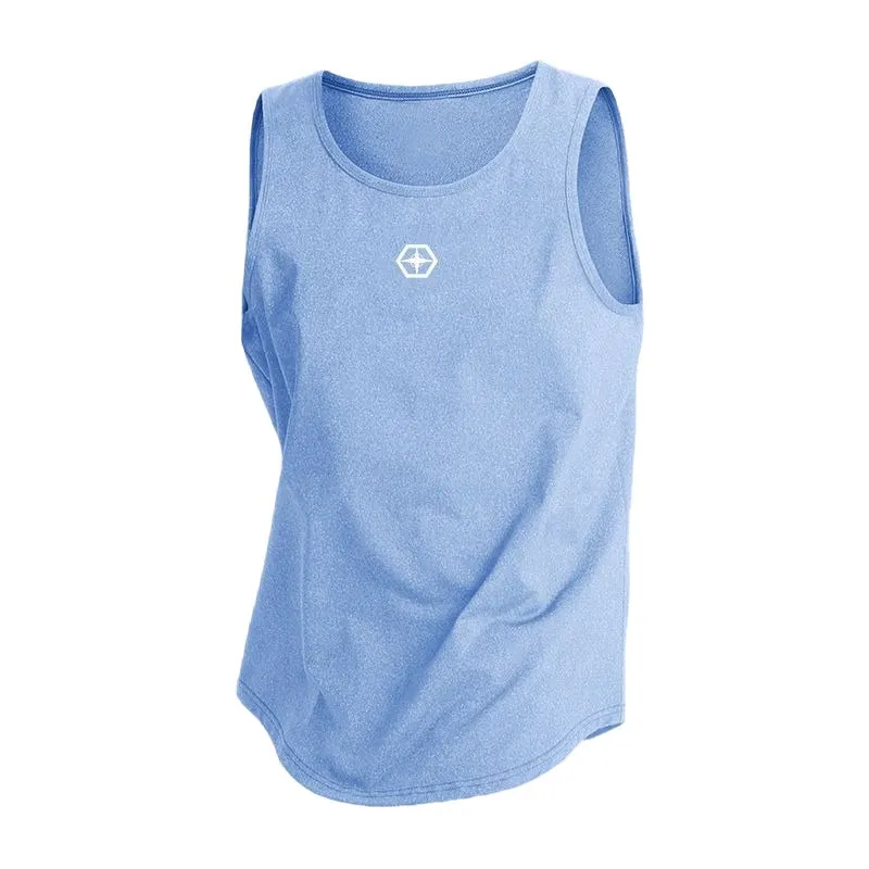 Summer Quick-Dry Ice Silk Breathable Fitness Tank Top